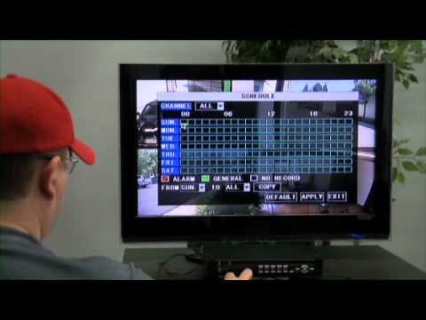 Q-see Installation Video- Record Set up Continued