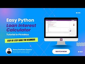 Easy Python Loan Interest Calculator Tutorial in Pictoblox - Step-by-Step Guide for Beginners