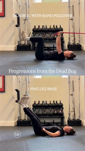 BeFit Training Physiotherapy on Instagram: "Progressions from the classic Dead Bug — perfect for building next-level core control and stability ⁠ - Dead Bug with Band Pullover - Lying Leg Raise ⁠ These variations challenge your coordination and strengthen your core even further — great for anyone looking to improve trunk control and spinal stability.⁠ ⁠ Thanks to Physio Millie for demonstrating! ⁠ Want to progress your core strength safely and effectively? Book a session with our physio team at 