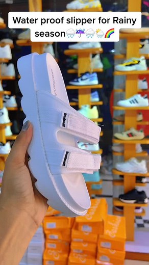 Water proof slipper 🌧☔️⛈#stoneheelfashion#trending#chitwan_muser