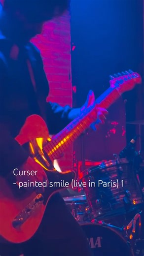 Curser - painted smile (live in Paris) 1