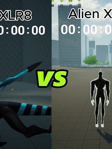 Alien X Versus XLR8: The Ultimate Battle Showdown