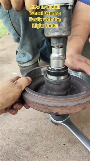 How to Install Wheel Bearing Easily with the Right Tools #shorts #mekanik