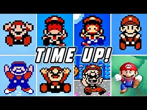 Super Mario NES Bootlegs & Hacks TIME-UP Screens - 4K