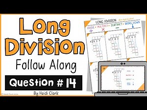 #14 How to do Long Division Standard Algorithm