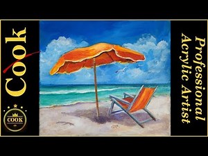 Paint Tropical Water and Sand Like an Expert Beginner to Advanced Acrylic Tutorial