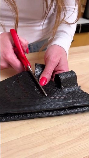 How to make a spider web decoration from a trash bag! #halloweendecor #crafts