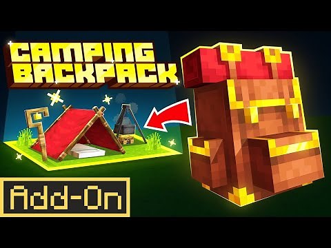 Camping Backpack Add-On | Minecraft Marketplace | Showcase