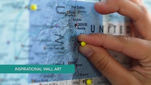 US Travel Map With Push Pins on Canvas - Travel Tracker and Wall Map for Home or Office - Mark States, Cities, and Natural Features to Celebrate Adventures - Ready to Hang - 40 x 30 |Pin Adventure Map