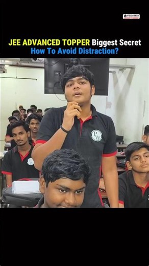 How To Avoid Distraction? 🔥💀 #physicswallah #shorts #jee