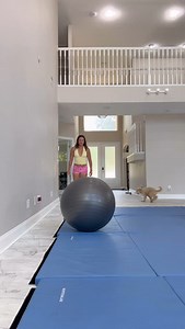 Yoga ball flip😝 | Jade Spade