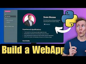 Build and Deploy a Multi-Page Web Application Using Python (Streamlit)
