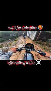 Can a Splendor Do THIS?! 🤯 Ultimate Off-Road Test! #shorts #offroad #offroading #splendor #bike