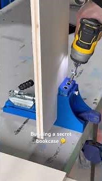 How to build a secret bookcase #woodworking #diy #secretroom #wood #kadikrafts #secret #hidden