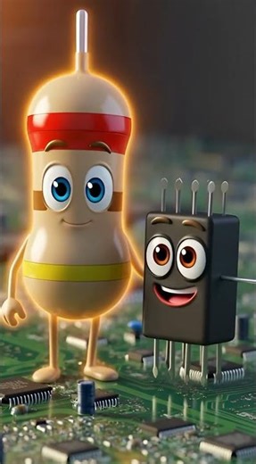 Meet the Resistor – The Tiny Guardian of Circuits ⚡️ #Shorts #Electronics
