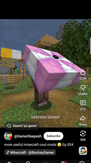 minecraft cool mods 1m like #salmankhan #minecraft #bgmi #pubg