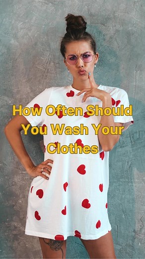 Decode the Laundry Dilemma: How Often Should You Wash Your Clothes? While there's a standard timeframe, it ultimately depends on you, the garment's cleanliness, and the weather. Use this as a guide to preserve your pieces longer. Stay tuned for more fashion tips! #LaundryTips #WashWisely #FashionCare #ClothingCare #SustainableFashion #joynstyle #WardrobePreservation #CleanClothes #FashionTips #LaundryGuide #WearAndCare | JOY and STYLE