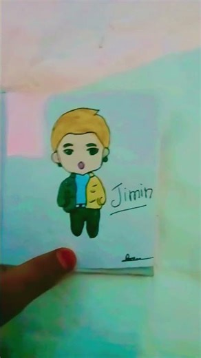 BTS jimin cartoon art 🎨