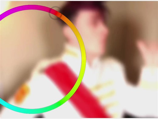 Creative Color Wheel Overlay in Video Edits
