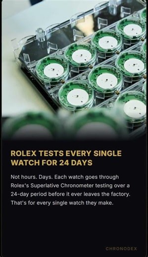 Every Rolex Is Tested for 24 Straight Days Before It Ships