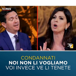 A chi, come il deputato di Forza Italia presente in studio ieri, cerca di dare lezioni di legalità al Movimento 5 Stelle, ricordate che da noi i condannati non possono nemmeno avvicinarsi, per loro invece non sono nemmeno un problema... | Barbara Floridia
