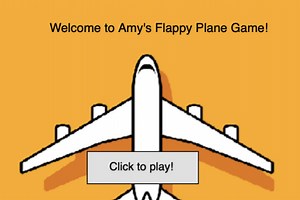 Amy's Flappy Plane - Free Addicting Game ★★★★★