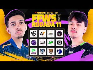 🔴 FREE FIRE AO VIVO: FFWS BRASIL SPLIT 2 | RODADA 11