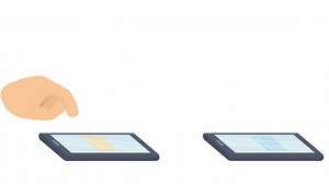 Money transfer. Animation of e-commerce. Cartoon | Premium Stock Video Footage