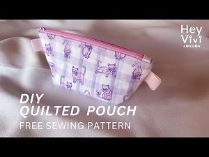 Sew a Quilted Zipper Pouch | Easy Tutorial with Professional Finishing Tips