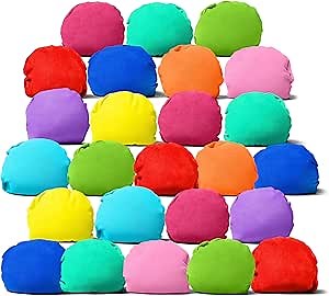 Chameleon Colors Original Color Powder Balls - Prefilled & Refillable - Non-Toxic - Great for Color War, Birthday Party, Bachelor Games & Fun Run- 25 Pack - 10 Vibrant Colors - For 20-25 People