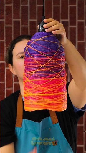 Crafting a Cozy Boho Vase with Yarn and Upcycled Goodies! 🏺💜