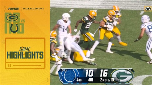 Evan Williams with his first career interception to seal the game | Packers vs. Colts