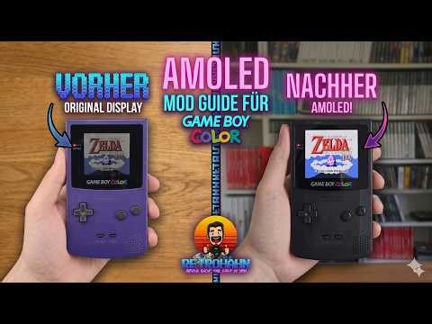 GameBoy Color Laminated AMOLED Mod | Schritt für Schritt Guide