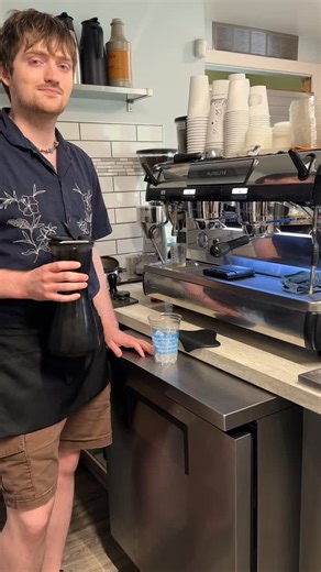 Who says cold brew HAS to be diluted 🤫 (It absolutely does 😅) #mitchellscafe #coldbrew #yippeeyipeeyipee #coffee #hyperfordays #supportlocal #ymm | Mitchell's cafe