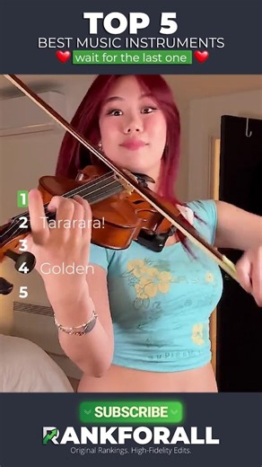 Ranking Top 5 Best Music Instruments