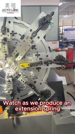 Extension Spring Manufacturing with CNC Wire Forming Machine | AutolinkCNC Technology