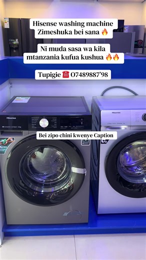 Bei za Mashine za Kuosha Hisense Zimeshuka!