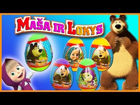 MAŠA IR LOKYS KIAUŠINIAI | Vaiku Kanalas