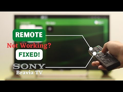 Fix- Remote Not Working SONY Bravia TV!