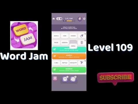Word Jam Level 109 Walkthrough | Step-by-Step Guide 🧠 | SolutionGuruji