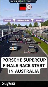 CHAMPIONSHIP FINALE RACE START IN PORSCHE CUP #assettocorsa #league #simracing #cars #porsche