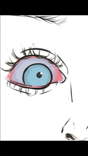 How to draw eyes | quick eyes draw #digitalart #art #practice