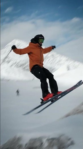 Tip for Getting Nice Grabs on Skis | #shorts