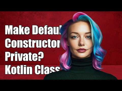 Can I make the default constructor of a class generated from a Kotlin file private?