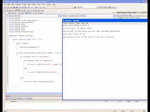 CSharp Tutorial - 1: Basic Login Form