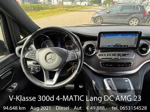 Mercedes V-klasse 300d 4-MATIC Lang DC AMG 239Pk Dubbele Cabine Avantgarde BURMESTER, 360, Trekhaak,