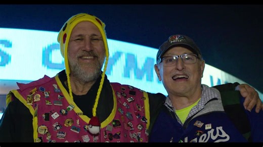 Trading pins at the Olympic Winter Games