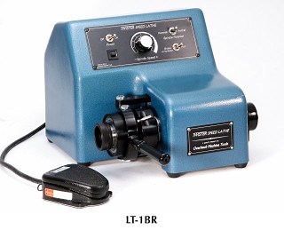 Twister Speed Lathe , Variable Speed Deburring / Polishing Lathe