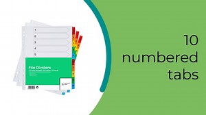 A4 File Dividers 10 Part