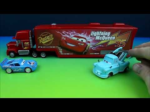 Lightning McQueen & Mater have fun with Mack!